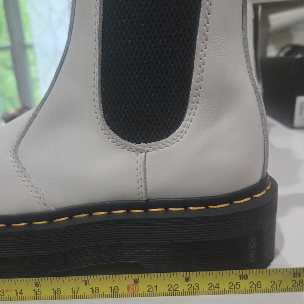 Dr. Martens White and Black Boots Size 8 - Picture 16 of 17